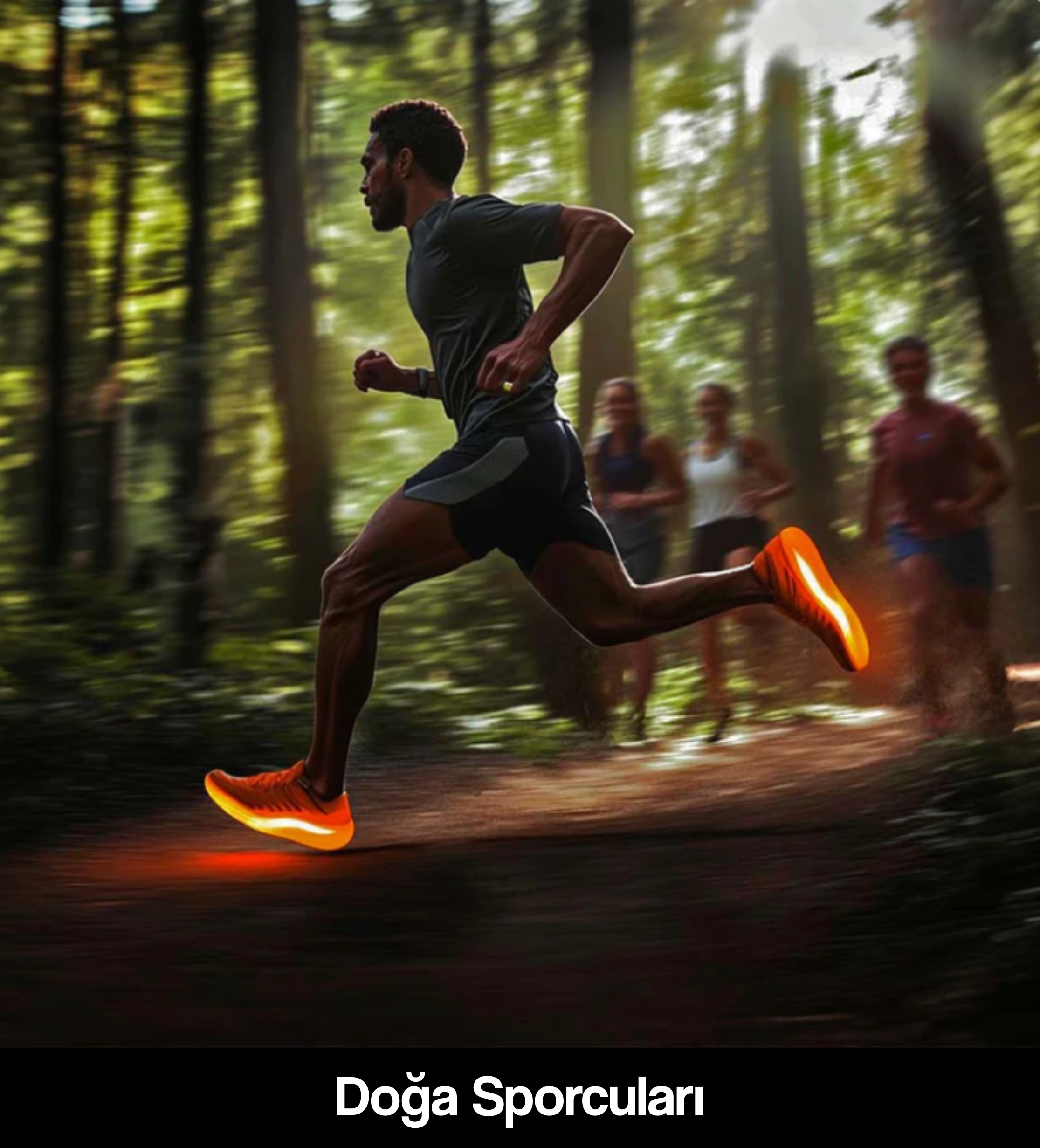 masaj tabanlığı kullanan koşucu